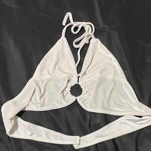 Elegant White Halter Bralette